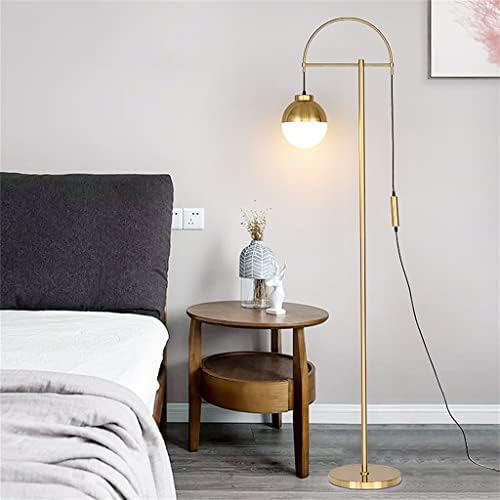 Zlxdp Lâmpada de ouro lâmpada nórdica Lâmpada de estar da sala de estar inserl pós -moderno e27 iluminação em pé para quarto de estar