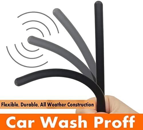 Antena de borracha para Toyota Prius V, Toyota Prius C Radio Premium Recepção - Prova de lavagem de carros de 7 polegadas, substituição