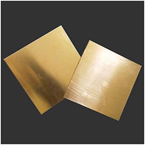 Syzhiwujia Metal Capper Foil Felas de cobre Metal Brass Cu Metal Folha de folha Placa é ideal para artesanato, esmalte,