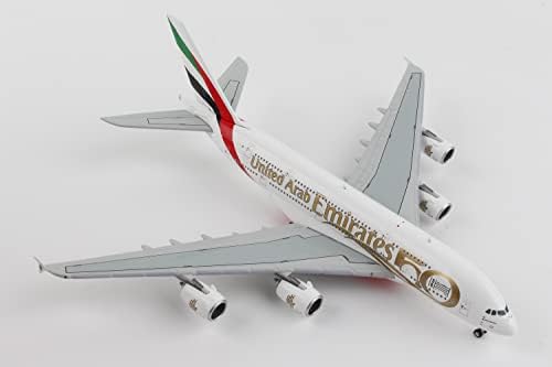 Gêmeos Gêmeos Emirados A380 1/400 RegA6-EVG 50º Aniversário GJ2051