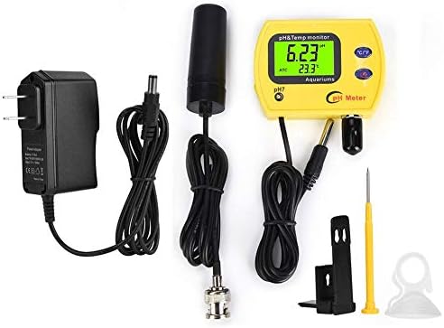 Medidor de pH digital, medidor de teste de qualidade de água portátil de 2 em 1 com-50 ° C-70 ° C Medição de temperatura,