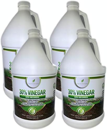 Elementos naturais 30% de vinagre | Pacote de 1 galão | Vinagre de casa e jardim