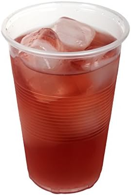 Tashibox 12 oz de copos de plástico transparente - copos de festa descartáveis ​​de bebida gelada