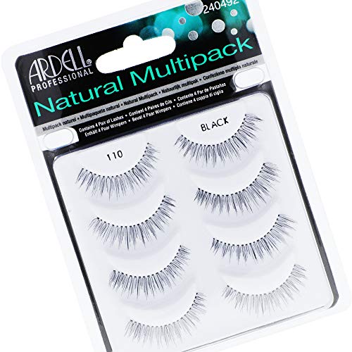 Ardell Natural Multipack 110 Black, 4 pares x 1 pacote