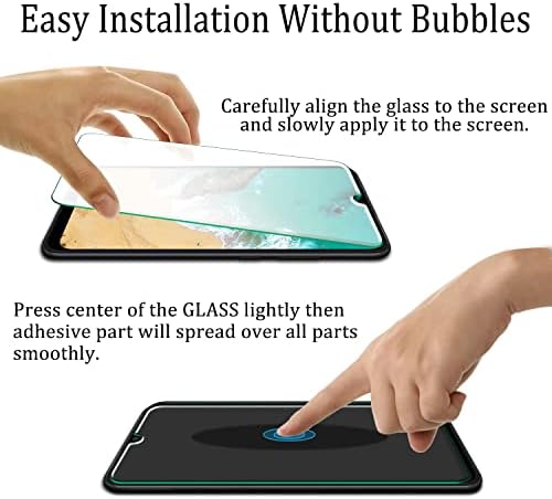 Protetor de tela Katin [2-Pack] para Samsung Galaxy A02S / Galaxy A02 Vidro temperado, anti-arranhão, sem bolhas, sensível ao toque,