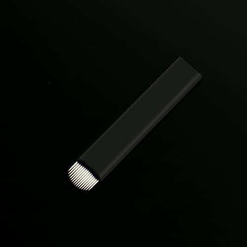 50pcs Black Microblading Blades U Forma U Formado 0,20mm Blade para beleza semi -permanente de maquiagem