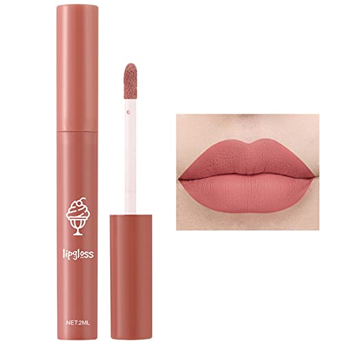 Xiahium Terracotta Lipstick Lip e bochecha Lipsick Lip Gloss Non Fading Non Bticle Copo Lip Lip Lip Glaze Non Stup Copo Glitter