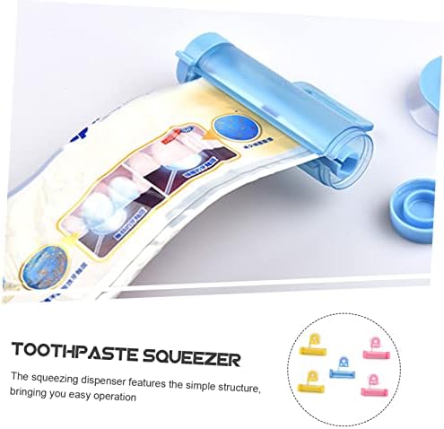 Esquema 15 PCs PCS Pasta de dente Squeezer Metal Tubo Squeezer Loção de face Distribuidor de mãos Ferramentas de pasta de