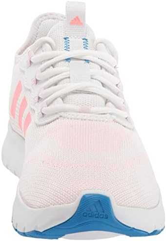 Adidas Women's Nario Move Shoe, branco/ácido vermelho/azul Rush, 9
