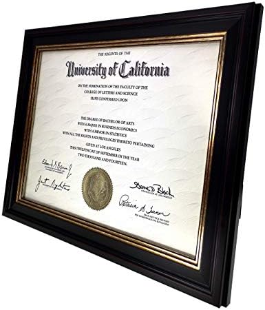 Onuri - Luxo Diploma Frames - Design clássico para diploma de graduação universitária, documentos de negócios e quadros
