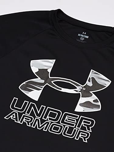 Under Armour Boys 'Tech Hybrid Printed Preefre-shirt de manga curta