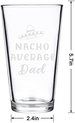 Dazlute Funny Funny's Day Gifts, Nacho Comuns Dad Beer Glass, Aniversário Presentes de Natal Para Pad