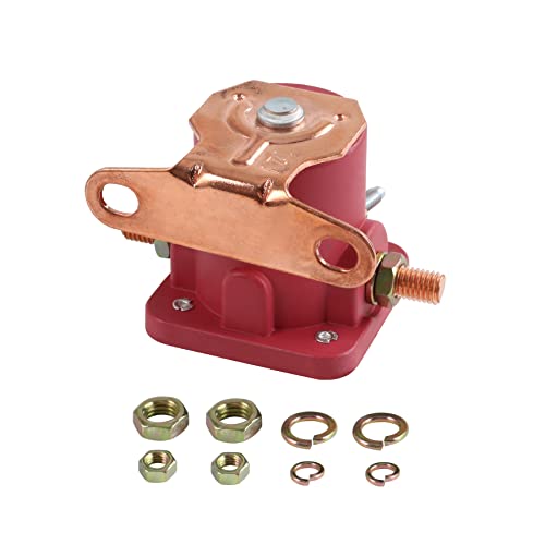 JDMSPEED Novo relé solenóide vermelho de 12V Substituição pesada para a Ford Starter Car Truck Substitui SW3, SNL135,