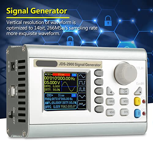 JDS2900 DDS Gerador de sinal Control Digital Frequency Dual Channel Dual AC100-240V Arbitray Waveform Função Gerador Medidor de