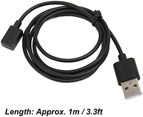 Compatível com o carregador Redmi Watch, cabo de carregamento USB de 3,3 pés, suporte do adaptador do Cradle Dock Cradle Charger