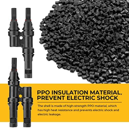 Conectores de ramificação solar de bougerv y para conexão paralela entre painéis solares fmm+mff