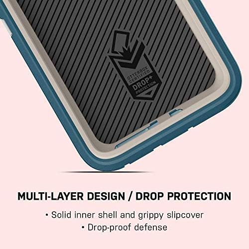 OtterBox Defender Series Rugged Case & Holster para Samsung Galaxy S9 Pacote de varejo - Black - com defesa microbiana