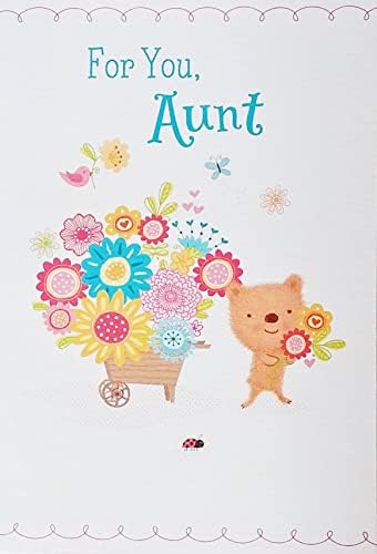 Cartão para sua tia feliz dia das mães enviando um pouco de amor do seu jeito