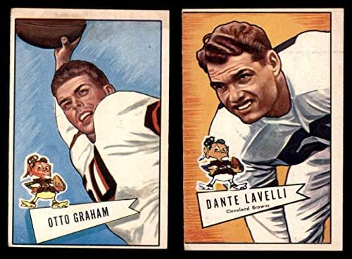 1952 Bowman Large Cleveland Browns Set Cleveland Browns-FB VG/EX Browns-FB