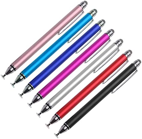 Caneta de caneta de ondas de ondas de caixa compatível com KIA 2021 Sorento Hybrid Display - caneta capacitiva de dualtip, caneta de caneta de caneta capacitiva de ponta da ponta da fibra - prata metálica de prata metálica