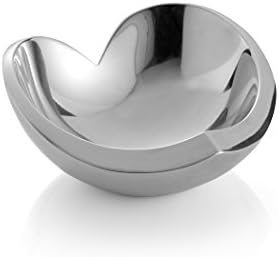 NAMBE Love Bowl Mini | Metal Heart Candy Bowl | Decora e presente do Dia dos Namorados para ela | Tigela de espelho em forma de coração | Tigela decorativa para manto, maneira de entrada ou balcão de cozinha