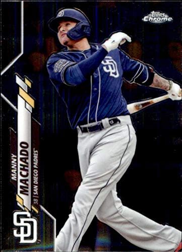 2020 Topps Chrome #76 Manny Machado San Diego Padres MLB Baseball Trading Card