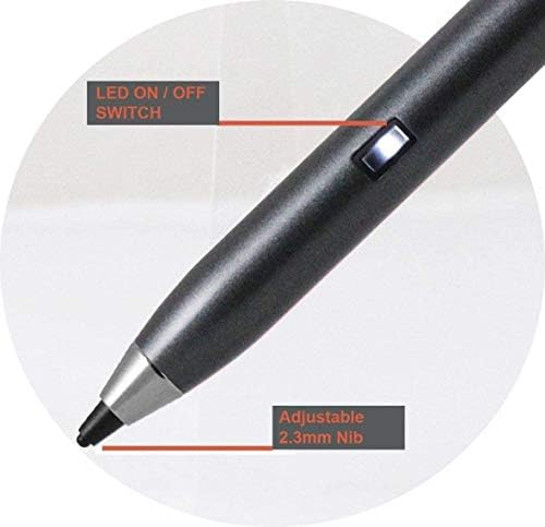 Caneta de caneta ativa digital de ponto de prata broonel - compatível com o tablet Samsung Galaxy Tab A Sm -T387 8