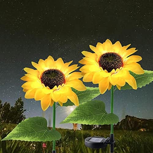Fljzczm Outdoor Sunflower Solar Garden Decor Store, 28 '