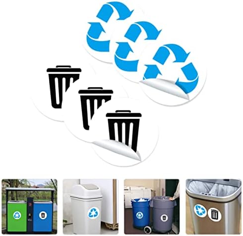 Adesivos de sutomotos de latas de logotipo de logotipo da casa- latas de latas de reciclagem de reciclagem de reciclagem de