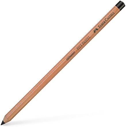 Faber-Castell Pitt lápis, pastel, preto 199, solteiro