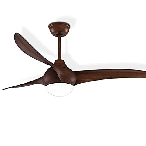 Luz de ventilador de teto silencioso Yangbo New 56 polegadas DC Luzes de ventilador de teto simples Fan de teto moderno moda moda mudo ventilador de teto Fan Luzes de teto Economizando energia/marrom