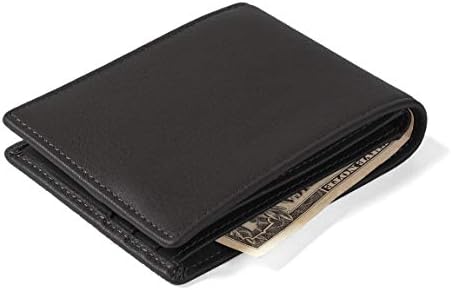 Leatherology Black Onyx Men Bifold Wallet - RFID disponível