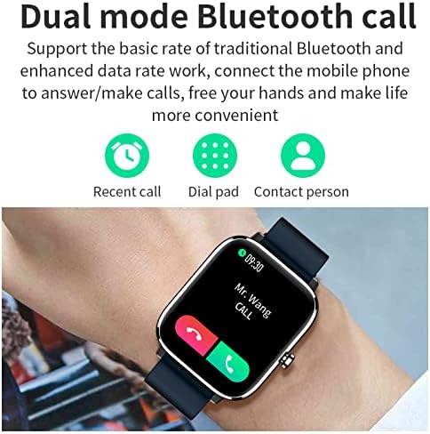 Yihou Smart Watch Freqüência cardíaca Rastreador de fitness com monitor de pressão arterial Android iOS Assista HR BP Atividade