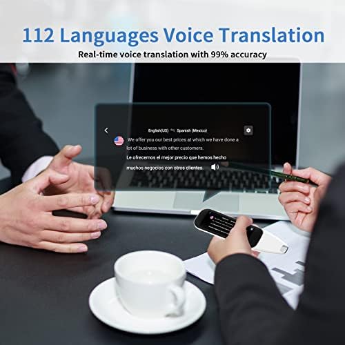 Dispositivo de tradutor de idiomas, Dosmono 112 Idiomas OCR Pen de varredura para tradução para idiomas, LEITE PEN para