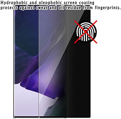 Protetor de tela de privacidade VAXSON, compatível com a câmera digital da Olympus Digital Tough TG-810 Anti-Spy Film Protectors Stick [não temperado vidro]