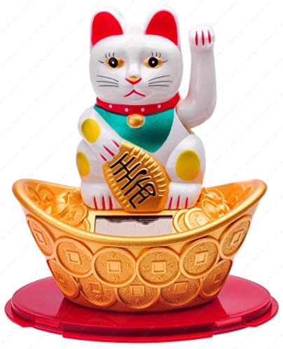 M.V. Negociando japonês Maneki Neko FORTUNE CAT LUCKY PODERADO DE LUCKY OND CAT ARM ASSISTIR