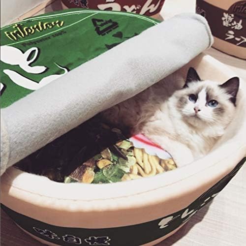 Zy-KL Noodle Bed Bed Cat Bed Sofá de animais de estimação, mantenha um ninho de animais de estimação quente e super macio, cama de