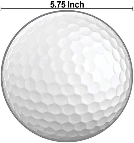 Ímã de bola de golfe para carro, armário, geladeira, adesivo de decalque magnético para amantes de golfe, 5 polegadas de 5