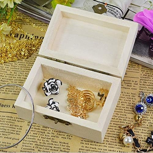 Caixa de armazenamento de madeira de mobília de casa annncus caixa de embalagem de madeira natural caixa de jóias artesanato Caixa de casamento F20173457