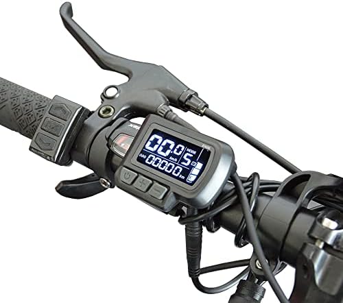 Exibição LCD de bicicleta XBerStar, tela LCD 24V/36V/48V EN06 com plugue SM/WP para bicicleta E