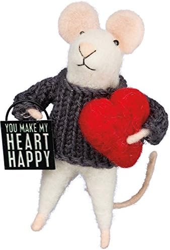 Primitivos de Kathy Mouse - coração feliz