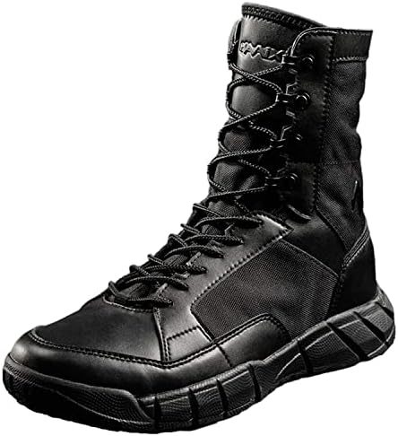 Botas táticas de botas táticas de 8 polegadas de 8 polegadas de Pavehawk, botas militares casuais de coiote para caminhadas de combate de trabalho