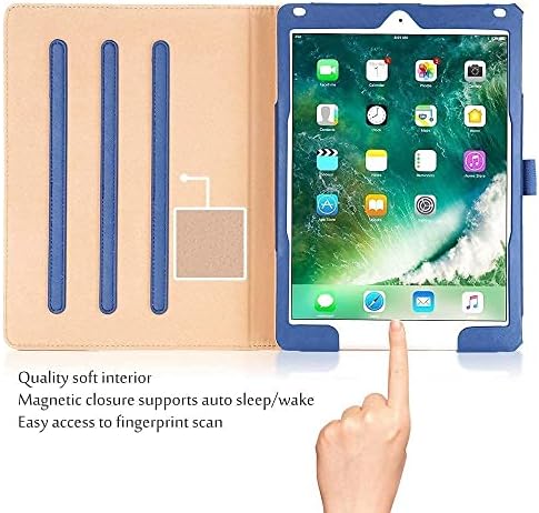 Procase iPad 9.7 2018 e 2017 / iPad Air 2 / iPad Air Navy Stand Folio Case Pacote com 2 pacote iPad 9.7 2018 e 2017