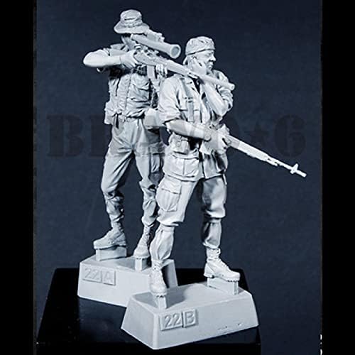 GL-HOME 1/35 Guerra do Vietnã Sniper Sniper Squads Modelo Kit de Guerra Militar de Guerra Militar Kit de personagem não montado e sem pintura /52G609