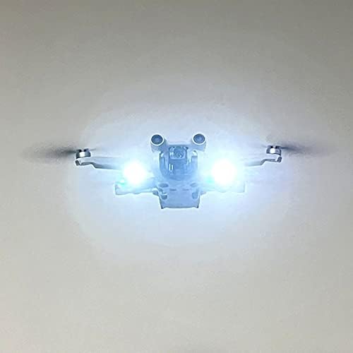 Mookeenona 120lm Voo noturno de LED ajustável Double Searchlight Kit de lâmpada de lâmpada Substituição peças de reposição para DJI mini 3 Pro Drone