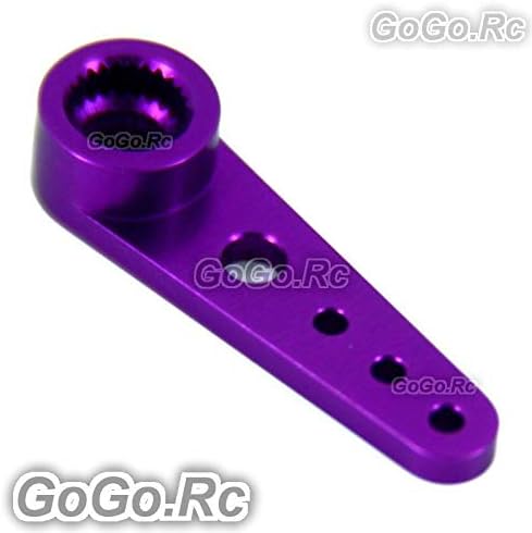 Gogorc Purple 29.5mm Liglo de 25t Menos de servo rocker braço para Futaba Emax MG995