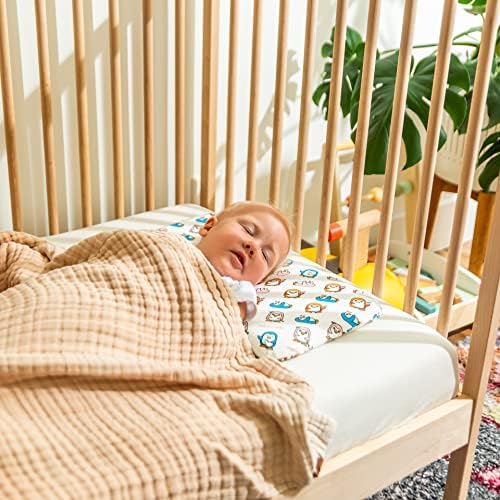 Pillow de espuma de memória para crianças-2x fronhas fofas para conforto, suporte e conveniência-hipoalergênico, respirável, certificado