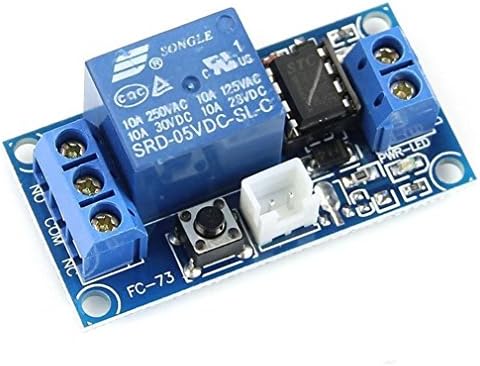 HILETGO 5V 1 canal Biestável Auto-travável um botão Iniciar/parar o interruptor de relé de relé auto-bloqueio para controle MCU Control