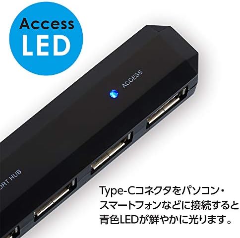 Digio2 USB 2.0 Tipo-C 4 portas Black Z4115