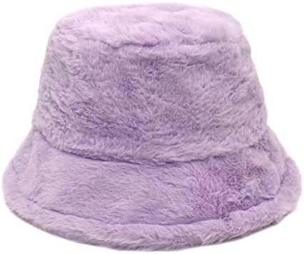 Chapéus de lã Dazqqc para mulheres Chapéus de inverno feminino chapéu quente para mulheres Pescador impresso Cap algodão pescador boné